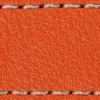 Gurt C1 22mm | Orange / Roségold Thread | Lederteile ohne Schnalle