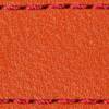 Gurt C1 22mm | Orange / Rot Thread | Lederteile ohne Schnalle