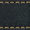 Gurt C1 22mm | Schwarz / Gold Thread | Lederteile ohne Schnalle