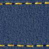 Gurt C1 24mm | Navy blau / Gelb Thread | Lederteile ohne Schnalle