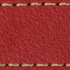 Gurt C1 24mm | Rot / Gold Thread | Lederteile ohne Schnalle