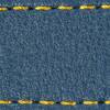 Gurt C1 26mm | Blaue Jeans / Gelb Thread | Lederteile ohne Schnalle