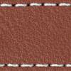 Gurt C1 26mm | Braun / Weiß Thread | Lederteile ohne Schnalle