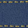 Gurt C1 26mm | Navy blau / Gelb Thread | Lederteile ohne Schnalle