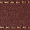 Gurt C1 26mm | Rotbraun / Gold Thread | Lederteile ohne Schnalle