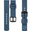 moVear Prestige C1 20mm Uhrenarmband aus Leder | Blaue Jeans, Blaue Jeans Nähte [Größen XS-XXL und Schnalle zur Auswahl]