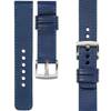 moVear Prestige C1 22mm Uhrenarmband aus Leder | Navy blau, Navy blau Nähte [Größen XS-XXL und Schnalle zur Auswahl]