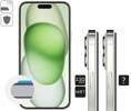 moVear mBOX GLASS mSHIELD 2.5D MAX MATT für Apple iPhone 16 Plus / 15 Plus (6.7") (Handyhülle freundlich, Antireflex, mit Applikator)