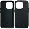 moVear [PRODUCT_MODEL] Lederrückseite für Apple iPhone 14 Pro (6.1") | MagSafe kompatibel, Glattleder (Schwarz)