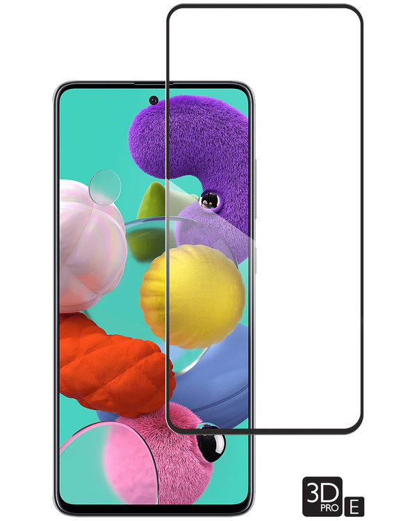 moVear GLASS mSHIELD 3D PRO-E für Samsung Galaxy A51 (6.5") (Handyhülle freundlich)