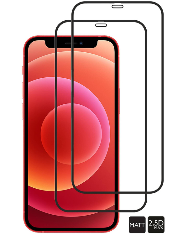 2 Stk. | moVear GLASS mSHIELD 2.5D MAX MATT für Apple iPhone 12 Mini (5.4") (Handyhülle freundlich, Antireflex)