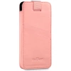 moVear pocketCase C+ Einschubtasche aus Leder für Samsung rozmiar M (ok 151 x 73 x 9mm) | Nappaleder (Rosa)
