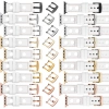 moVear Prestige R1 22mm Weiß Lederarmband für Apple Watch 10 / 9 / 8 / 7 / 6 / 5 / 4 / SE (42/41/40mm) | Weiß Nähte [Größen XS-XXL und Schnalle zur Auswahl]