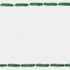 Strap C1 20mm | White / Dark green thread | Leather parts without buckle
