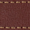 Gurt C1 24mm | Rotbraun / Gold Thread | Lederteile ohne Schnalle