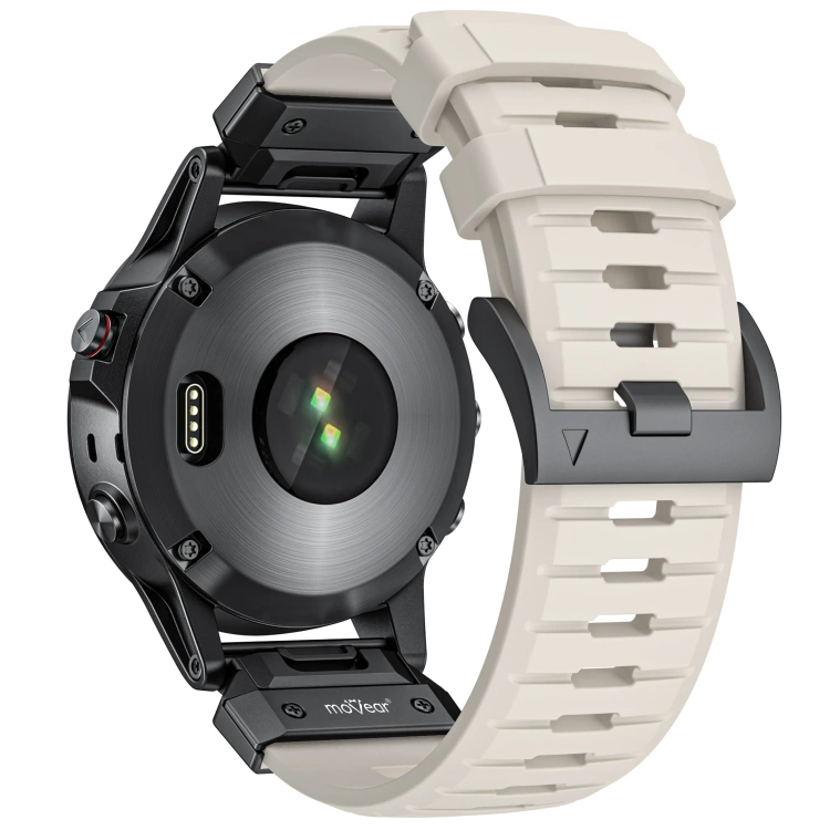 moVear FKM Extreme Strap for Garmin QuickFit 26mm (Fenix / Epix / Quatix / Tactix / Enduro - 51mm) Nude
