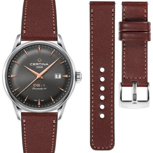 moVear Prestige C1 20mm Auburn Leather strap for Certina DS-1 C029.807.16.081.01 | Auburn stitching [sizes XS-XXL]