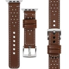 moVear Prestige R2 20mm Dark brown Leather strap for Apple Watch 10 / 9 / 8 / 7 / 6 / 5 / 4 / SE (42/41/40mm) | Dark brown stitching [sizes XS-XXL and buckle to choose from]