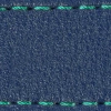 Watch strap pad W1 26mm | Navy blue / Turquoise thread
