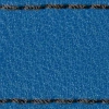 Gurt C1 20mm | Blau / Schwarz Thread | Lederteile ohne Schnalle