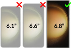 moVear GLASS mSHIELD 3D for Samsung Galaxy S23 Ultra (6.8") (full screen protection)