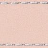 Watch strap pad W1 22mm | Flesh pink / Silver thread
