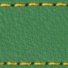 Gurt C1 18mm | Grün / Gelb Thread | Lederteile ohne Schnalle