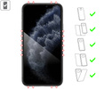 moVear mBOX GLASS mSHIELD 2.5D MAX privacy für Apple iPhone 11 Pro / Xs / X (5.8") (Anti-Spionage, mit Applikator)