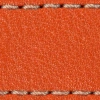 Gurt C1 24mm | Orange / Roségold Thread | Lederteile ohne Schnalle