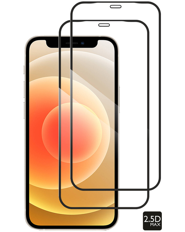 2 Stk. | moVear GLASS mSHIELD 2.5D MAX für Apple iPhone 12 Mini (5.4") (Handyhülle freundlich)