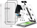 2 Stk. | moVear mBOX GLASS mSHIELD 2.5D MAX MATT für Apple iPhone 16 Plus / 15 Plus (6.7") (Handyhülle freundlich, Antireflex, mit Applikator)
