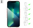 moVear GLASS mSHIELD 2.5D MAX privacy für Apple iPhone 16e / 14 / 13 / 13 Pro (6.1") | (Privatisierung, Handyhülle freundlich)