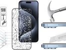 2 Stk. | moVear mBOX GLASS mSHIELD 2.5D MAX MATT für Apple iPhone 15 Pro Max (6.7") (Handyhülle freundlich, Antireflex, mit Applikator)