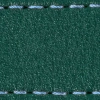 Watch strap pad W1 22mm | Bottle green / Sky blue thread