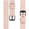 moVear Prestige C1 22mm Flesh pink Leather strap for Samsung Galaxy Watch 3 (45mm) / Watch (46mm) / Gear S3 | Flesh pink stitching [sizes XS-XXL and buckle to choose from]