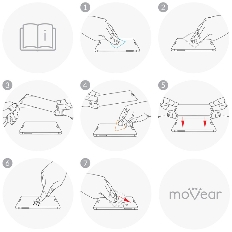 2 Stk. | moVear GLASS mSHIELD 2.5D für Apple iPhone 11 Pro / Xs / X (5.8") (Handyhülle freundlich)