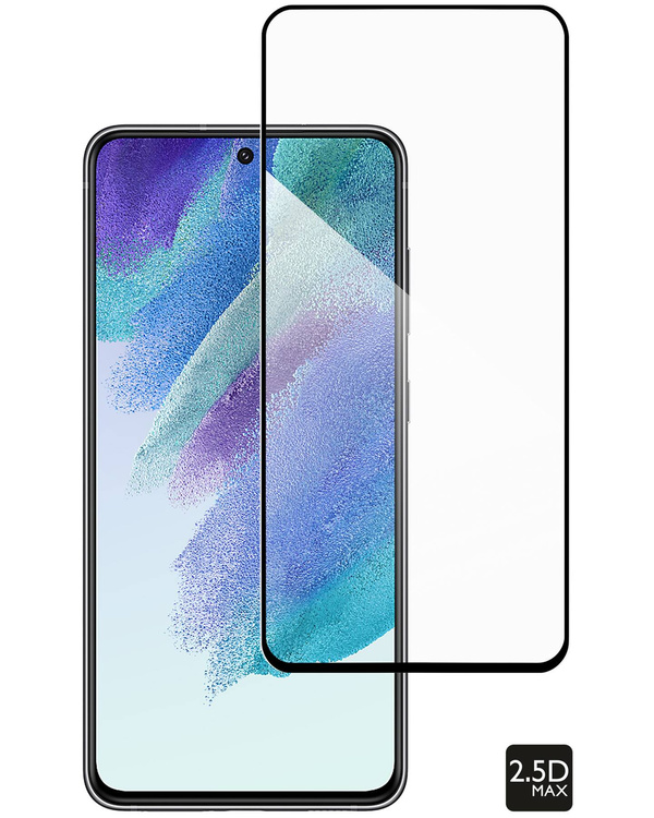 moVear GLASS mSHIELD 2.5D MAX für Samsung Galaxy S21 FE (6.4") (Handyhülle freundlich)