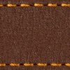 Strap C1 20mm | Dark brown / Orange thread | Leather parts without buckle