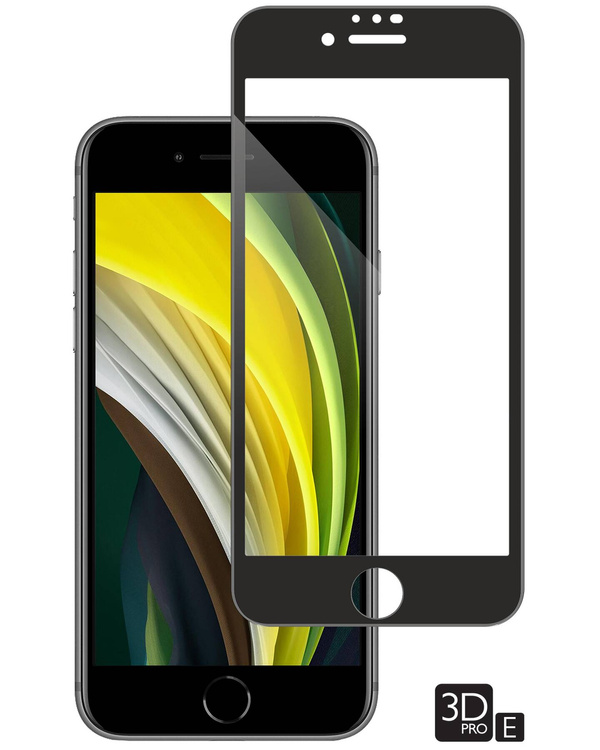 moVear GLASS mSHIELD 3D PRO-E for Apple iPhone SE (2022 / 2020) / 8 / 7 (4.7") (case friendly)