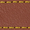 Strap C1 19mm | Brown / Yellow thread | Leather parts without buckle