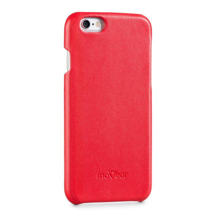 moVear backCover S Lederrückseite Cover für Apple iPhone 6 / 6s | Glatte Leder-Hülle, Cappuccino