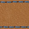 Strap C1 19mm | Light brown / Blue thread | Leather parts without buckle