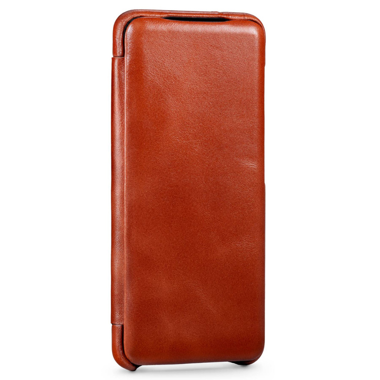 moVear flipSide S Leather slim case for Samsung Galaxy S20+ (Plus) (6.7") | Vintage Leather (Brown)