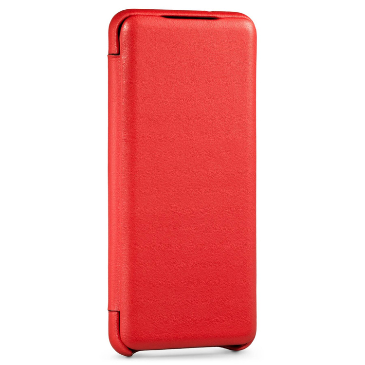 moVear flipSide S Leather slim case for Samsung Galaxy S20 (6.2") | Nappa leather (Red)