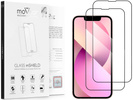 2 Stk. | moVear GLASS mSHIELD 2.5D MAX für Apple iPhone 13 Mini (5.4") (Handyhülle freundlich)