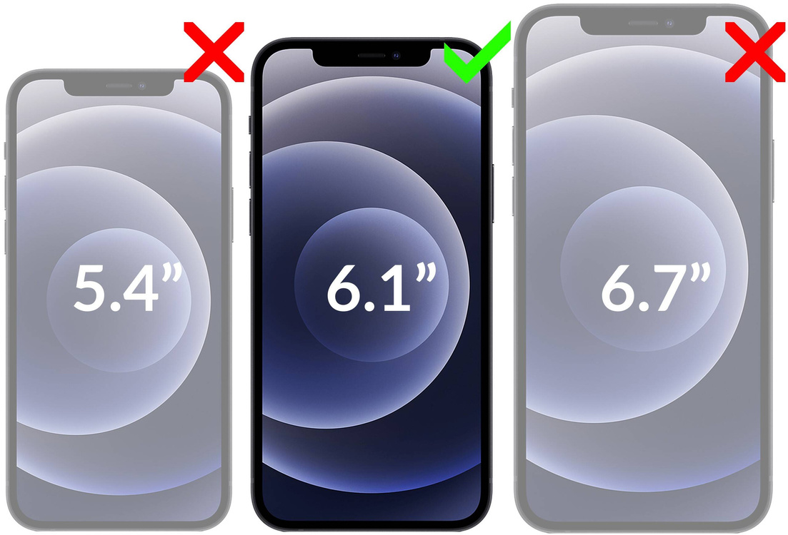 moVear flipSide S Ledertasche für Apple iPhone 12 Pro / 12 (6.1") | Glatte Leder, Handy Hülle book type (Braun)