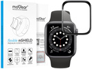 moVear flexible mSHIELD 3D PRO für Apple Watch 3/2/1 (38mm) (1.5"). Gepanzertes Hybridglas.