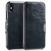 moVear flipSide C Leather case for Apple iPhone Xs MAX (6.5") | Vintage leather (Black)