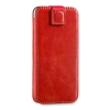 moVear pocketCase C+ Einschubtasche aus Leder für Samsung rozmiar L (ok 160 x 79 x 8mm) | Vintage Leder (Rot)