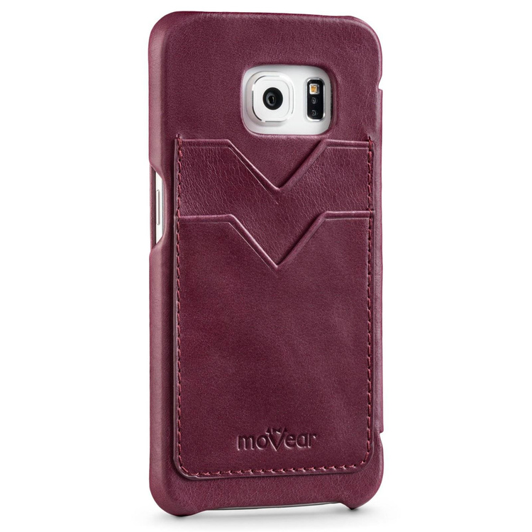 
                    moVear flipSide S+ Leather Case for Samsung Galaxy S6 edge | Vintage, Violet